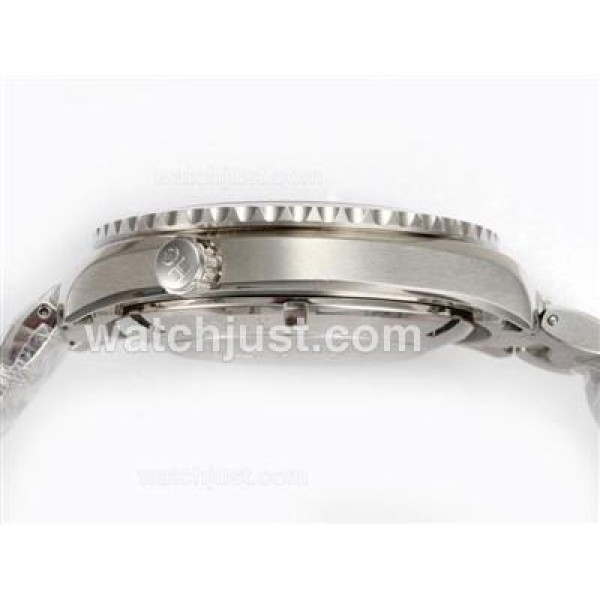 Omega Seamaster Planet Ocean AR Coating with Black Dial Same Chassis As Swiss ETA Version-High Quality
