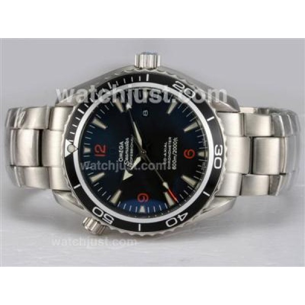 Omega Seamaster Planet Ocean AR Coating Same Chassis As Swiss ETA Version-High Quality