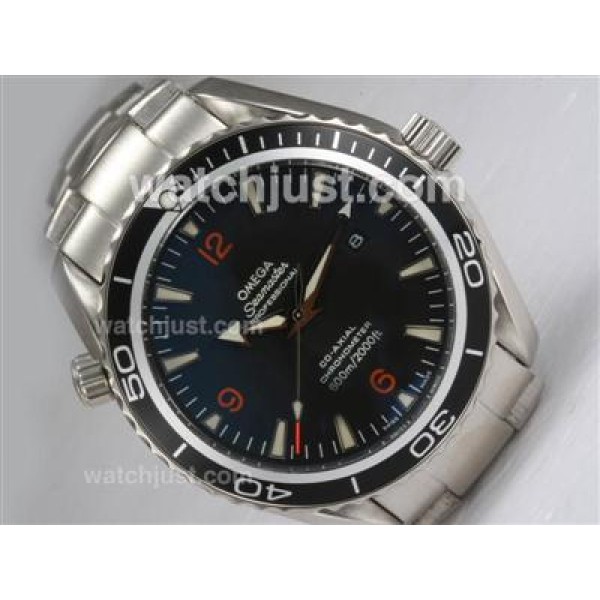 Omega Seamaster Planet Ocean AR Coating Same Chassis As Swiss ETA Version-High Quality