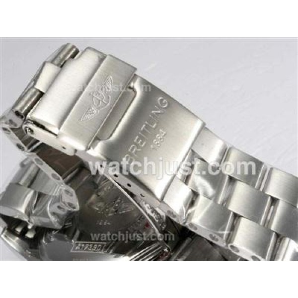 Breitling Super Ocean Steelfish Swiss ETA 2824 Movement AR Coating with Black Dial