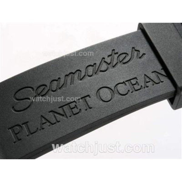 Omega Seamaster Planet Ocean Swiss ETA 2824 Movement with Rubber Strap