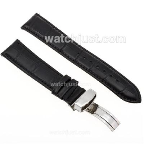 Patek Philippe Leather Strap with Deployment Buckle