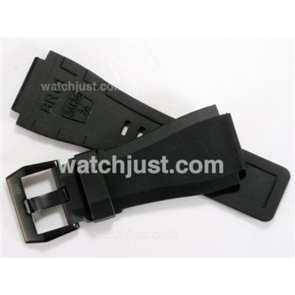Bell & Ross Rubber Strap with PVD Buckle For Case 46x46mm and 42x42mm Model
