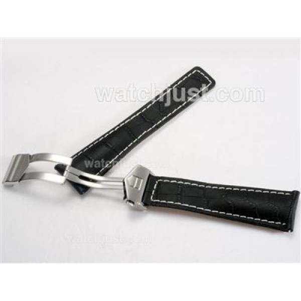 Tag Heuer Leather Strap with Deployment Buckle