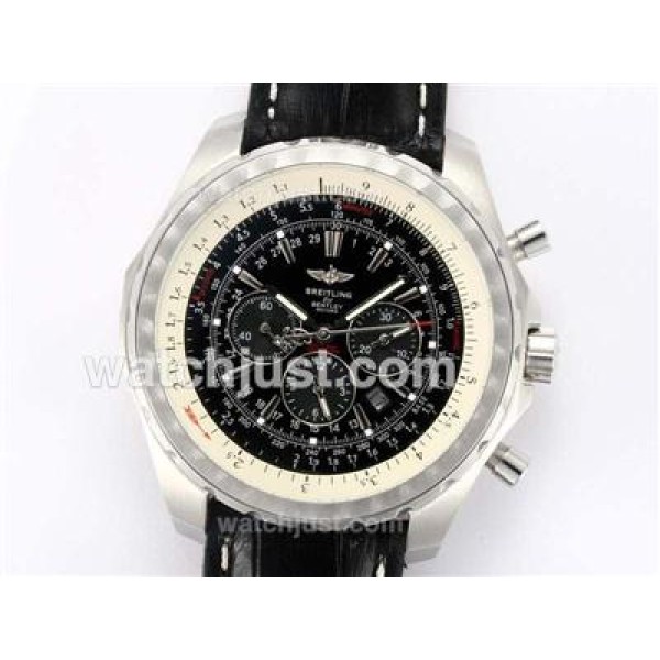 Breitling for Bentley Motors T Automatic with Black Dial and Strap