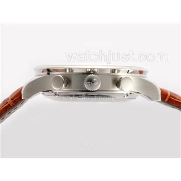 IWC Portuguese Chronograph Swiss Valjoux 7750 Movement with White Dial