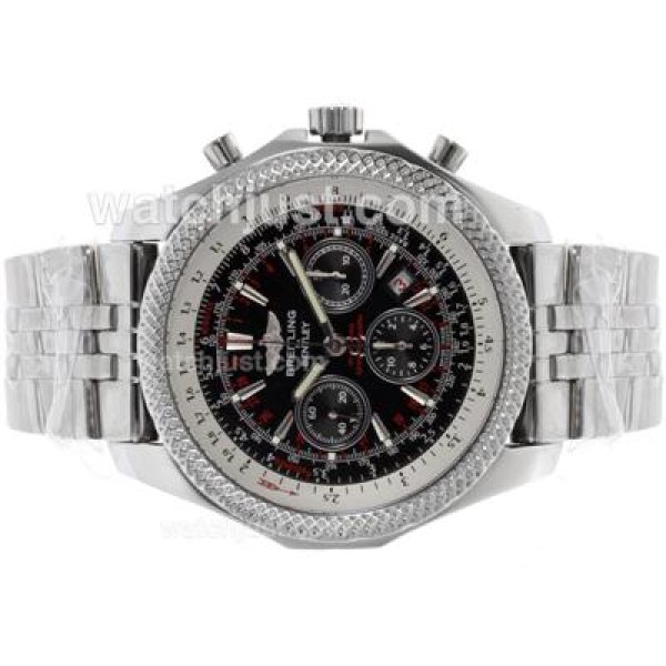 Breitling for Bentley 30s Chronograph Swiss Valjoux 7750 Movement with Black Dial