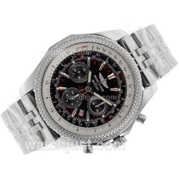 Breitling for Bentley 30s Chronograph Swiss Valjoux 7750 Movement with Black Dial