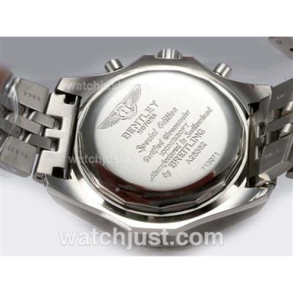 Breitling for Bentley Motors Chronograph Swiss Valjoux 7750 Movement with Blue Dial