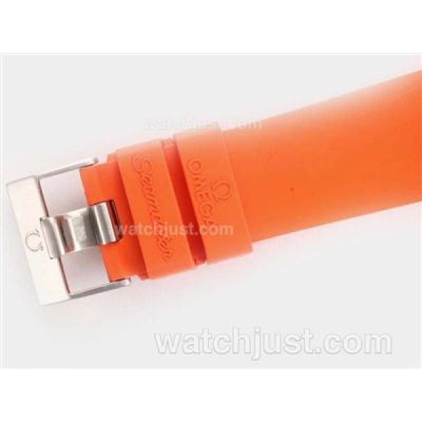 Omega Seamaster Planet Ocean Swiss ETA 2824 Movement-Orange Rubber Strap