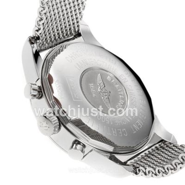 Breitling Transocean Working Chronograph Stick Markers with White Dial S/S-Same Chassis as 7750 Version-High Quality