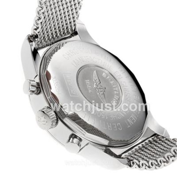 Breitling Transocean Working Chronograph Stick Markers with Dark Grey Dial S/S-Same Chassis as 7750 Version-High Quality