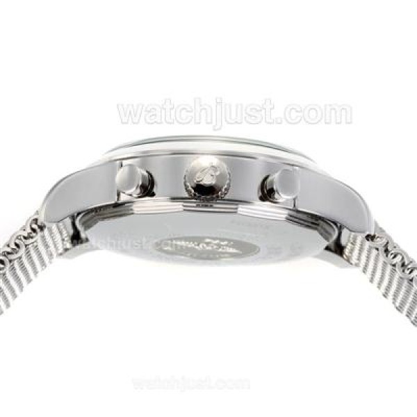 Breitling Transocean Working Chronograph Stick Markers with Dark Grey Dial S/S-Same Chassis as 7750 Version-High Quality