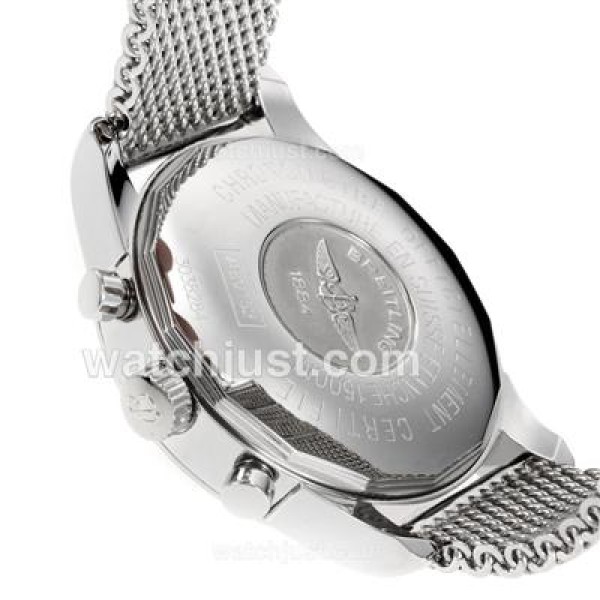 Breitling Transocean Working Chronograph Stick Markers with Black Dial S/S-Same Chassis as 7750 Version-High Quality