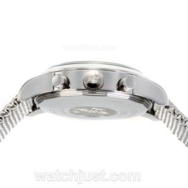 Breitling Transocean Working Chronograph Stick Markers with Black Dial S/S-Same Chassis as 7750 Version-High Quality