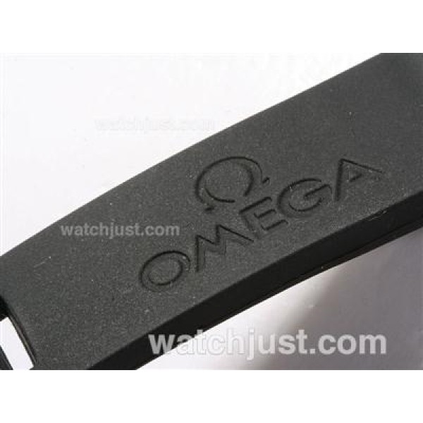 Omega Seamaster Planet Ocean Automatic with Black Dial and Bezel-Rubber Strap
