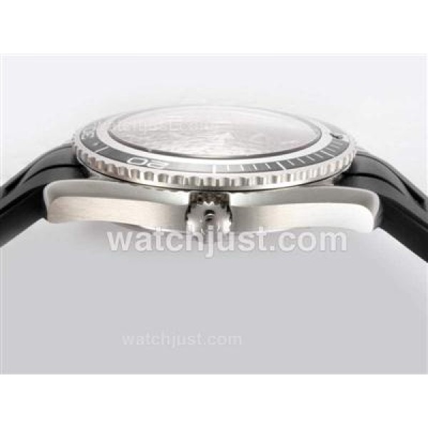 Omega Seamaster Planet Ocean Automatic with Black Dial and Bezel-Rubber Strap