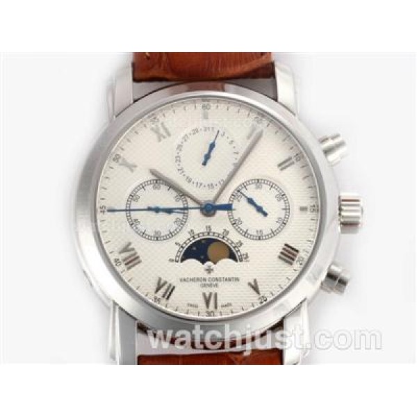 Vacheron Constantin Partrimony Chronograph Lemania Movement with White Dial Vacheron Constantin Partrimony Chronograph Lemania Movement with White Dial