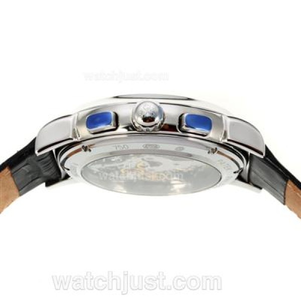 Patek Philippe Classic Chronograph Lemania Movement Moonphase with White Dial