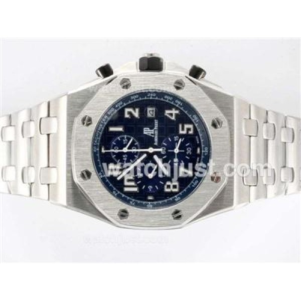 Audemars Piguet Royal Oak Offshore Working Chronograph with Blue Dial Same Chassis as 7750 High Quality