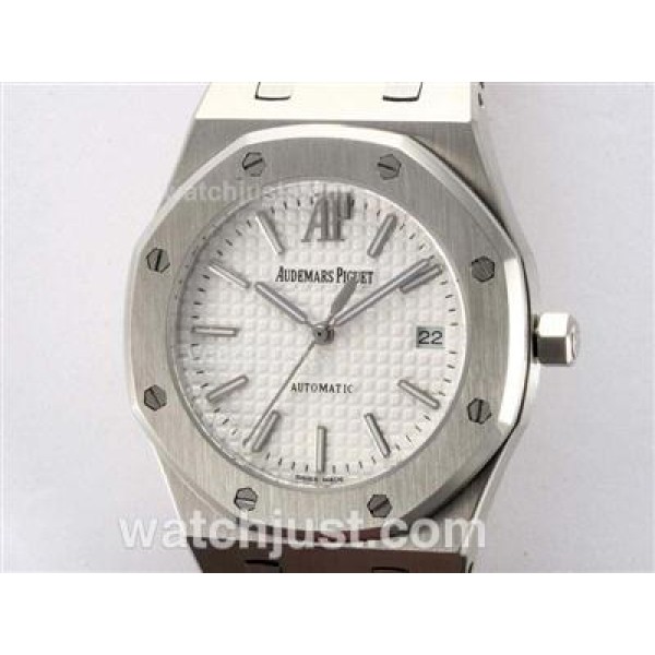 Audemars Piguet Royal Oak Swiss ETA 2836 Movement with White Dial-Upgrade Version