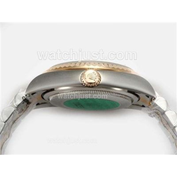 36 MM Cheap Rolex Datejust Replica Watches With Black Dials Online