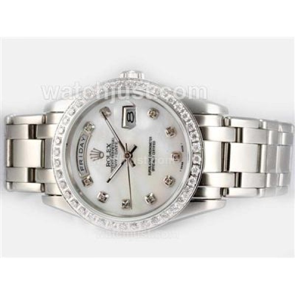 UK Top Quality Rolex Day-Date Masterpiece Fake Watches With Mother-Of-Pearl Dials Online