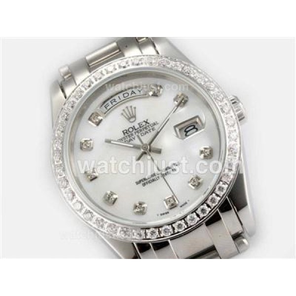 UK Top Quality Rolex Day-Date Masterpiece Fake Watches With Mother-Of-Pearl Dials Online