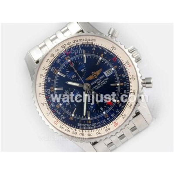 Best 1:1 Breitling Navitimer Replica Male Watches With Blue Dials