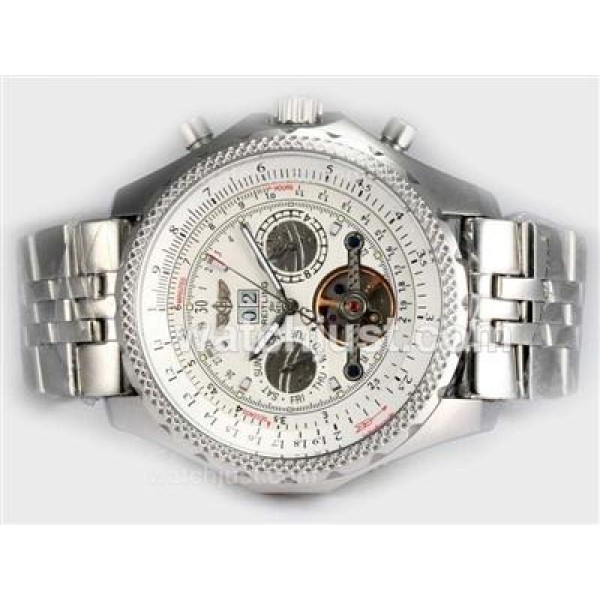 Breitling for Bentley Automatic Tourbillon with White Dial