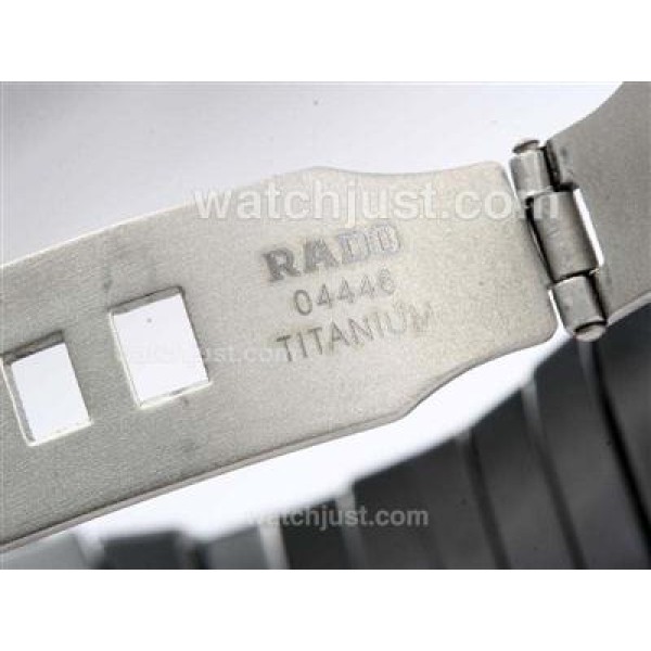 Rado Sintra Super Superjubile Swiss ETA Movement Working Chronograph Authentic Ceramic with Black Dial