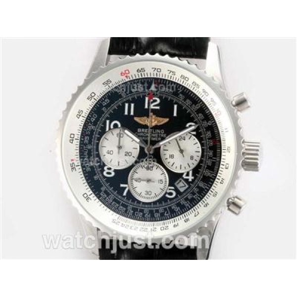 Breitling Navitimer Working Chronograph with Black Dial-Number Marking