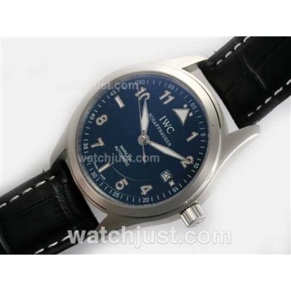IWC Pilot Mark XVI Swiss ETA 2836 Movement with Black Dial-AR Coating