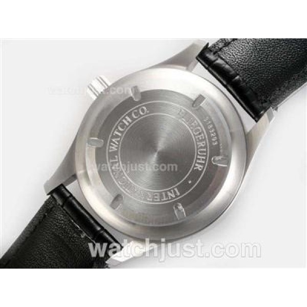 IWC Pilot Mark XVI Swiss ETA 2836 Movement with Black Dial-AR Coating