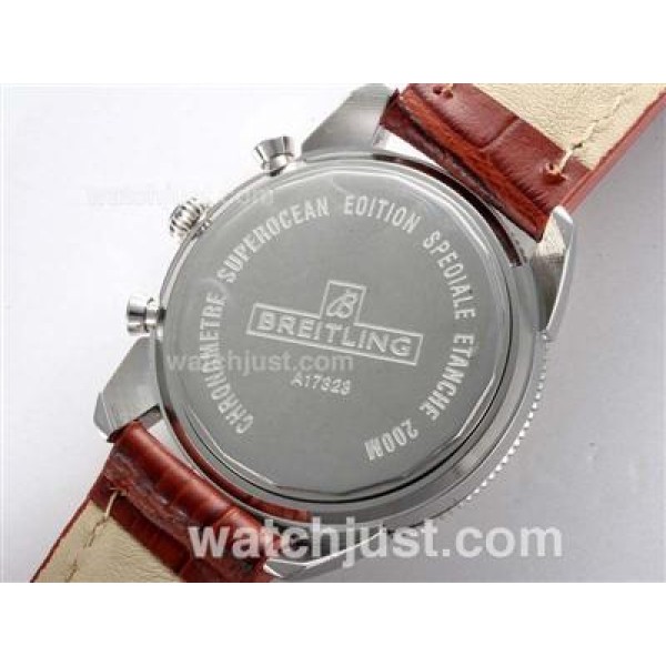 Breitling Super Ocean Working Chronograph with White Dial