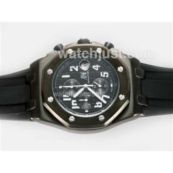 Audemars Piguet Royal Oak Offshore Working Chronograph PVD Case with Black Dial