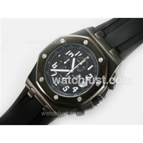 Audemars Piguet Royal Oak Offshore Working Chronograph PVD Case with Black Dial