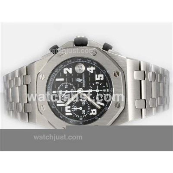 UK Perfect Fake Audemars Piguet Royal Oak Chronograph Swiss Valjoux 7750 Movement-Running Secs at 12 Watches