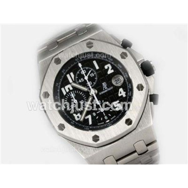 UK Perfect Fake Audemars Piguet Royal Oak Chronograph Swiss Valjoux 7750 Movement-Running Secs at 12 Watches
