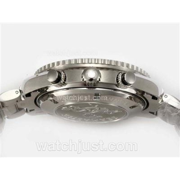 AAA Quality Omega Seamaster Planet Ocean Chronograph Replica Watches With Black Dials Online