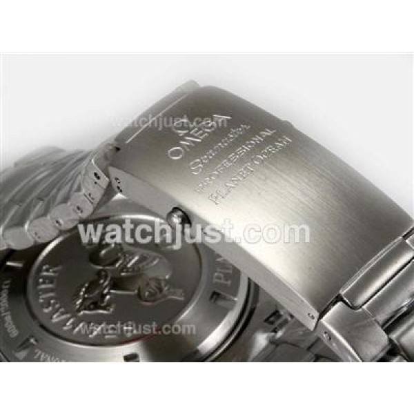 Perfect Omega Seamaster Planet Ocean Replica Watches With Black Dials For Men