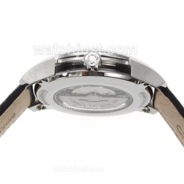 Omega Hour Vision See Thru Case Automatic with Black Dial-Deployment Buckle