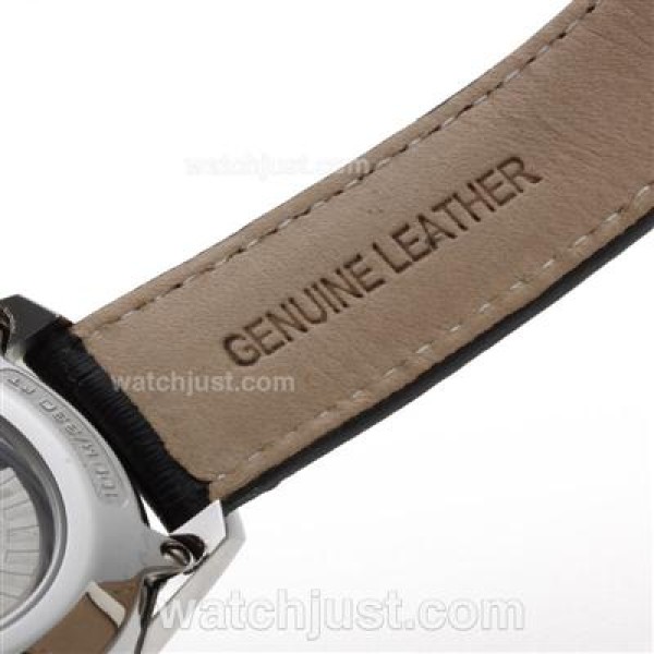 Omega Hour Vision See Thru Case Automatic with Black Dial-Deployment Buckle