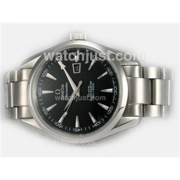 Omega Seamaster Aqua Terra Big Size Automatic with Black Tuxedo dial
