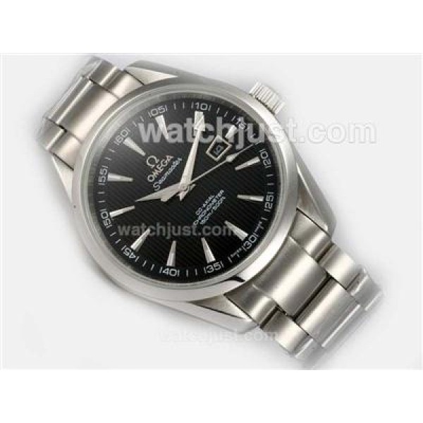 Omega Seamaster Aqua Terra Big Size Automatic with Black Tuxedo dial