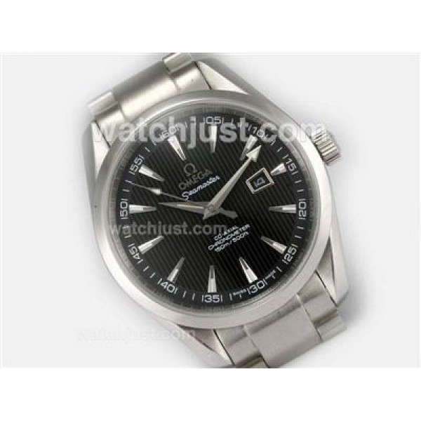 Omega Seamaster Aqua Terra Big Size Automatic with Black Tuxedo dial