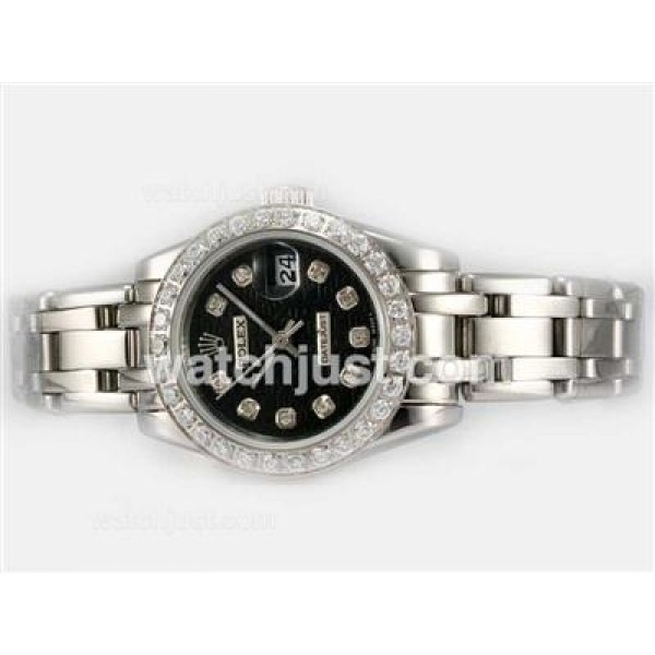 Top Quality Rolex Day-Date Masterpiece Replica Watches With Black Dials For Sale
