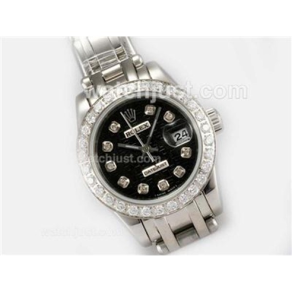Top Quality Rolex Day-Date Masterpiece Replica Watches With Black Dials For Sale