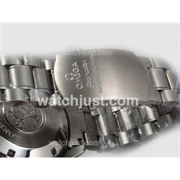 UK Best 1:1 Fake Omega Speedmaster Watches With White Dials For Men