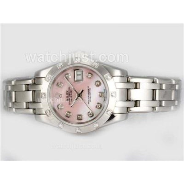 Best Quality Rolex Datejust Masterpiece Replica Watches With Pink Mother-Of-Pearl Dials For Sale